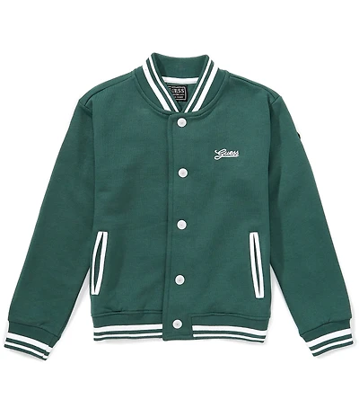 Guess Big Boys Long Sleeve Knit Bomber Jacket