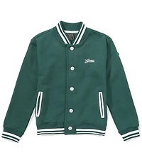 Guess Big Boys Long Sleeve Knit Bomber Jacket