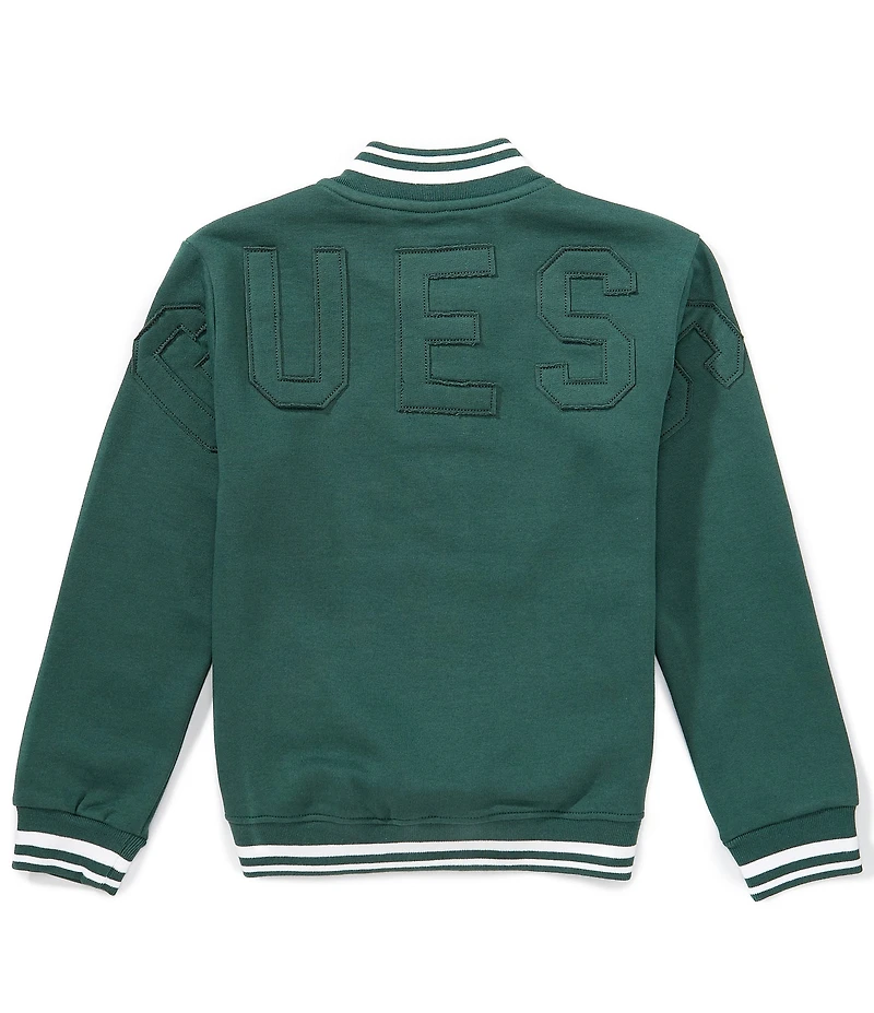 Guess Big Boys Long Sleeve Knit Bomber Jacket