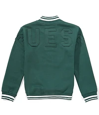 Guess Big Boys Long Sleeve Knit Bomber Jacket
