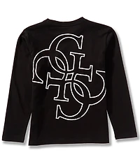 Guess Big Boys Long Sleeve Mini Me T-Shirt