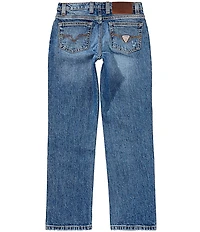 Guess Big Boys Patch Denim Straight Fit Mini Me Pants