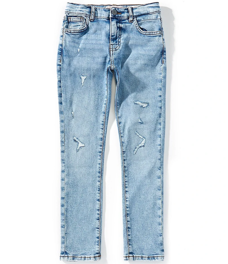 Guess Big Boys Slim-Fit Distressed Comfort Denim Jeans