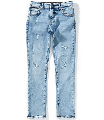 Guess Big Boys Slim-Fit Distressed Comfort Denim Jeans