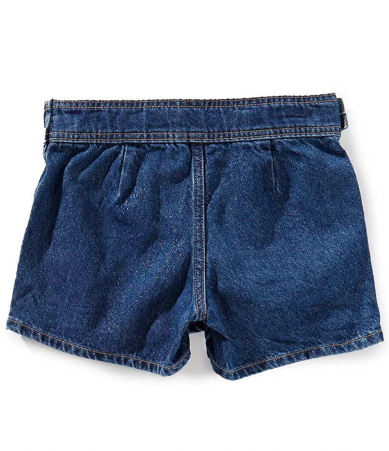 Guess Big Girls Denim/Lurex Metallic Skort