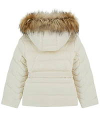 Guess Big Girls Long Sleeve Real Down Hooded Puffer Jacket