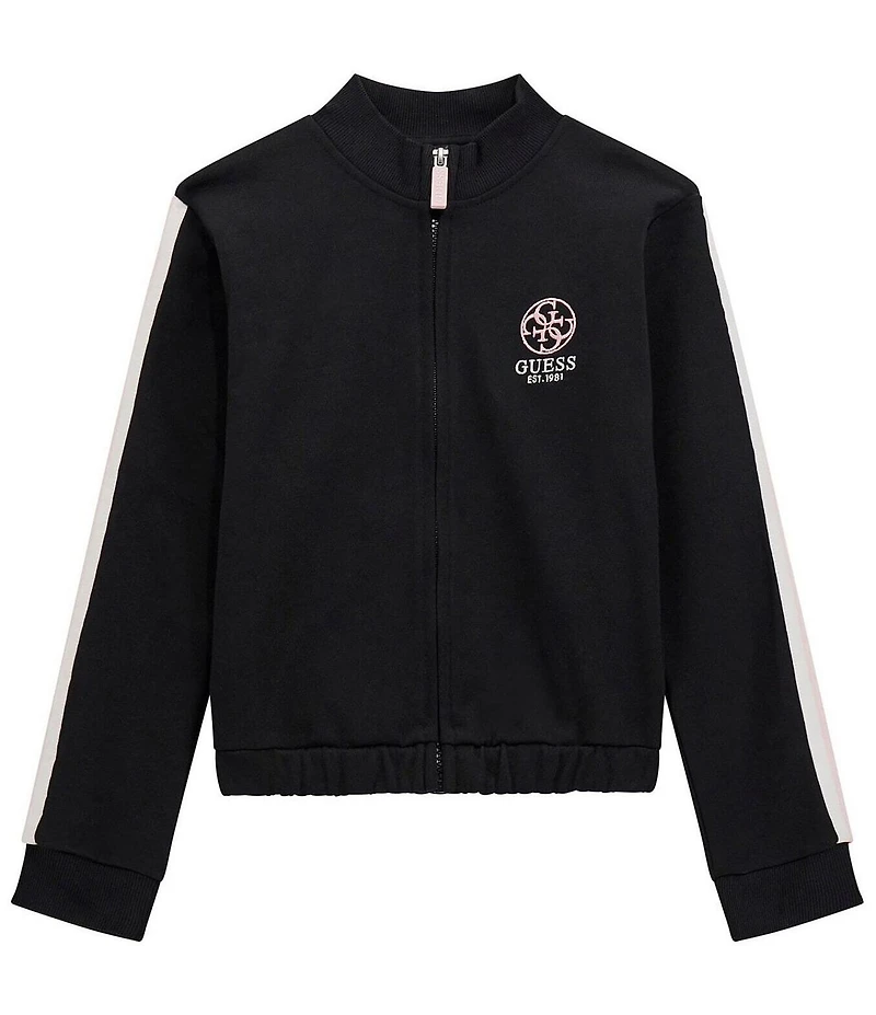 Guess Big Girls Long Sleeve Zip Front Track Jacket