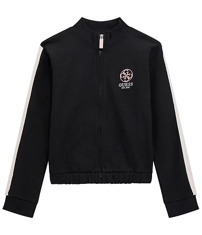 Guess Big Girls Long Sleeve Zip Front Track Jacket