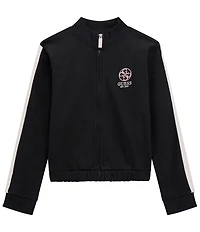 Guess Big Girls Long Sleeve Zip Front Track Jacket