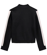 Guess Big Girls Long Sleeve Zip Front Track Jacket