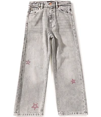 Guess Big Girls Rhinestone-Embellished Star Printed Jeans
