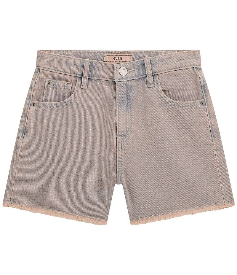 Guess Big Girls Rigid Denim Colorbred Shorts