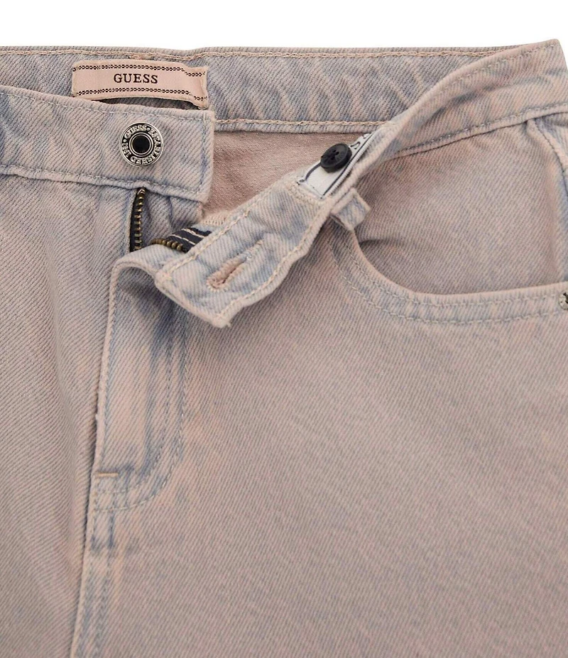 Guess Big Girls Rigid Denim Colorbred Shorts