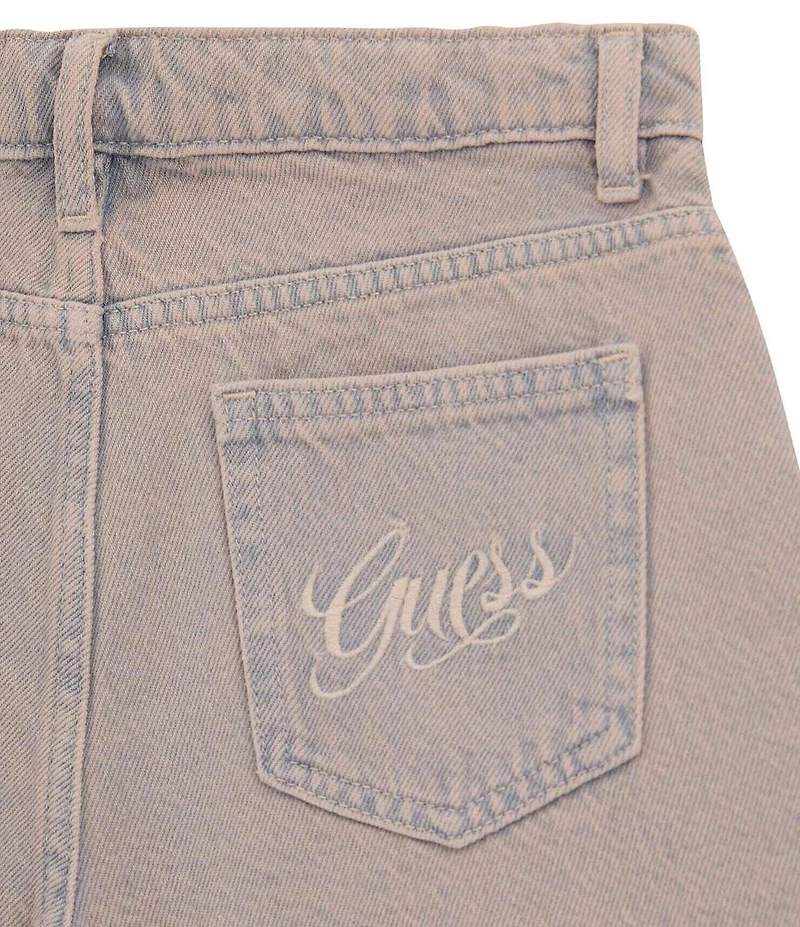 Guess Big Girls Rigid Denim Colorbred Shorts