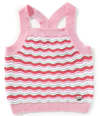 Guess Big Girls Sleeveless Crocheted Tank Top