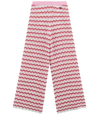 Guess Big Girls Sweater Stripe Flare Leg Pants