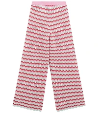 Guess Big Girls Sweater Stripe Flare Leg Pants