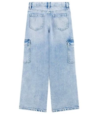 Guess Big Girls Tencel Denim Cargo Jeans