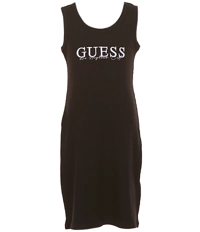 Guess Big Girls Scoop Neck Sleeveless Tank Rib Dress