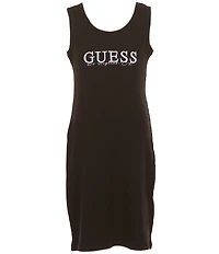Guess Big Girls Scoop Neck Sleeveless Tank Rib Dress