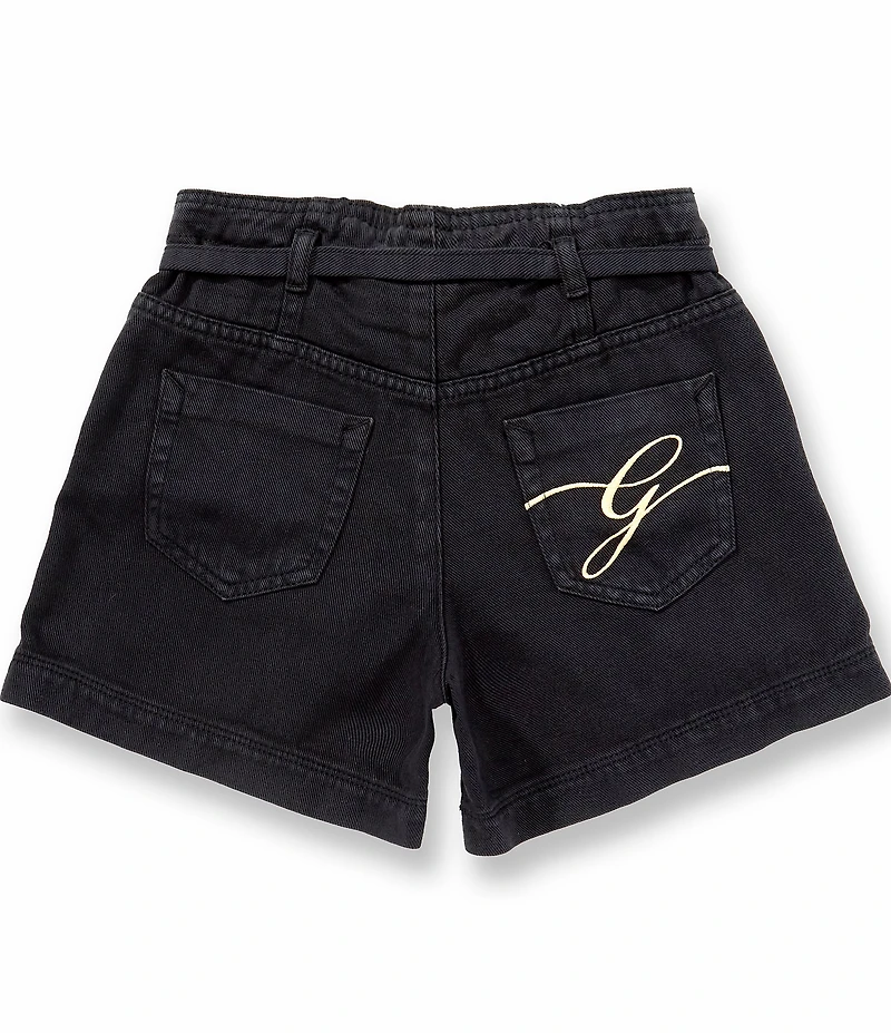 Guess Big Girls Cotton Bull Denim Shorts