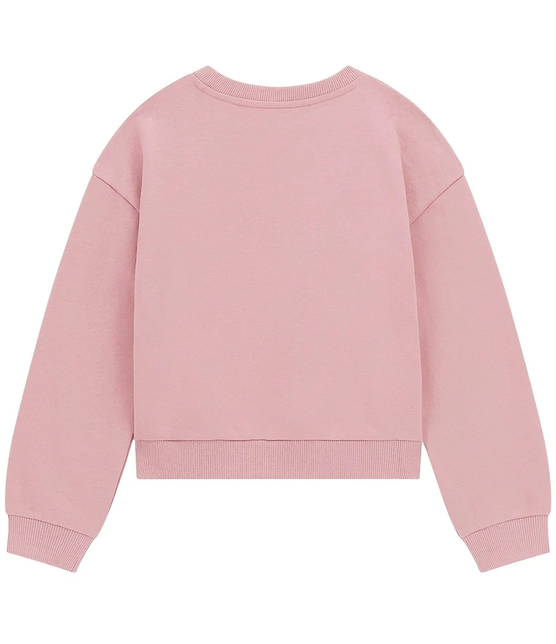 Guess Big Girls Long Sleeve Nailhead Sweatshirt