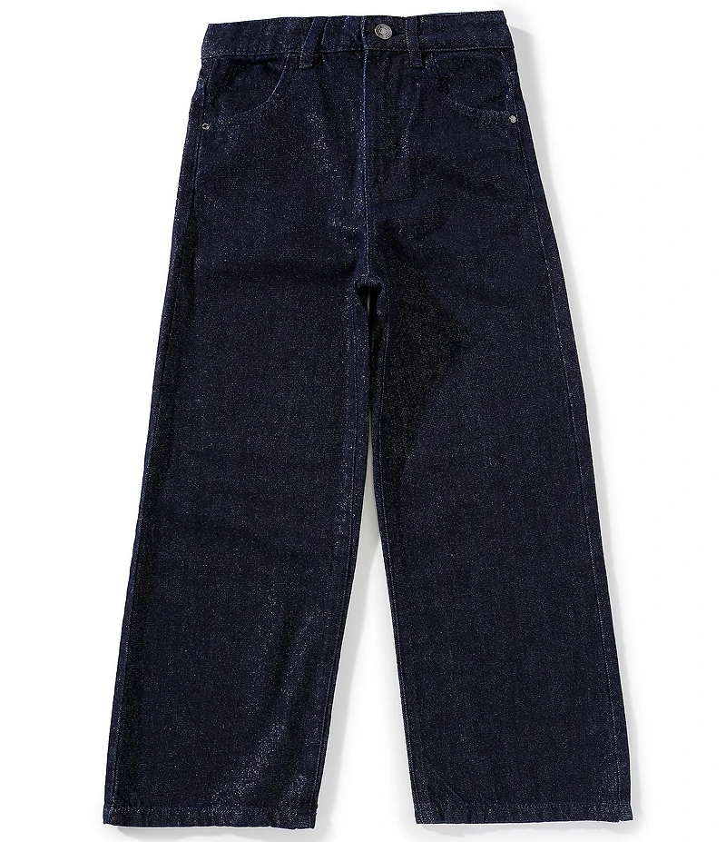 Guess Big Girls Palazzo Lurex Rigid Denim Jeans