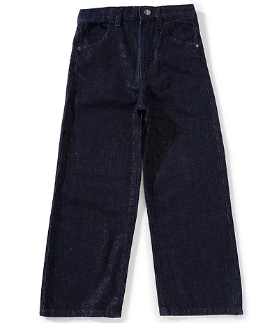 Guess Big Girls Palazzo Lurex Rigid Denim Jeans