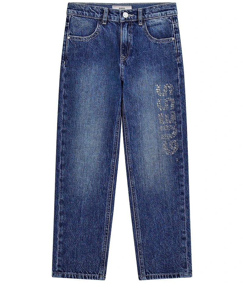 Guess Big Girls Rigid Denim Straight Jeans