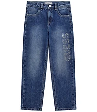 Guess Big Girls Rigid Denim Straight Jeans