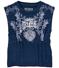 Guess Big Girls Sleeveless Corset T-Shirt