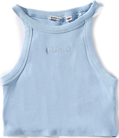 Guess Big Girls Sleeveless Rib-Knit Top