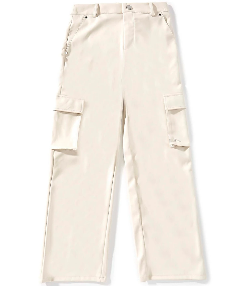 Guess Big Girls Wide Leg PU Fashion Pants
