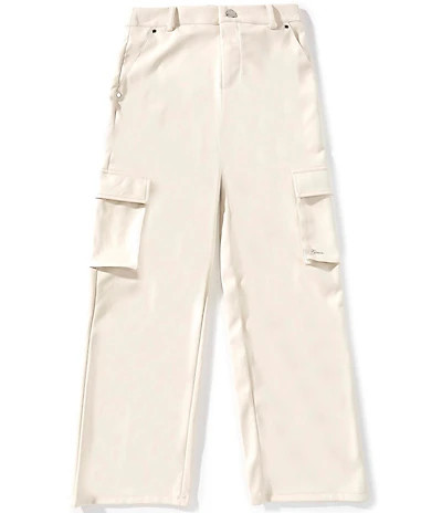 Guess Big Girls Wide Leg PU Fashion Pants