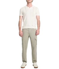 Guess Bryant ointelle Short Sleeve Rib Knit Polo Shirt