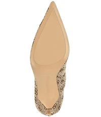 Guess Candeley Logo Print Tall Heel Boots