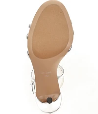 Guess Chaella Metallic Sculpted Hardware Dress Sandals