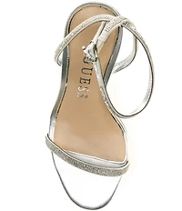 Guess Charmer Rhinestone Strappy Dress Sandals