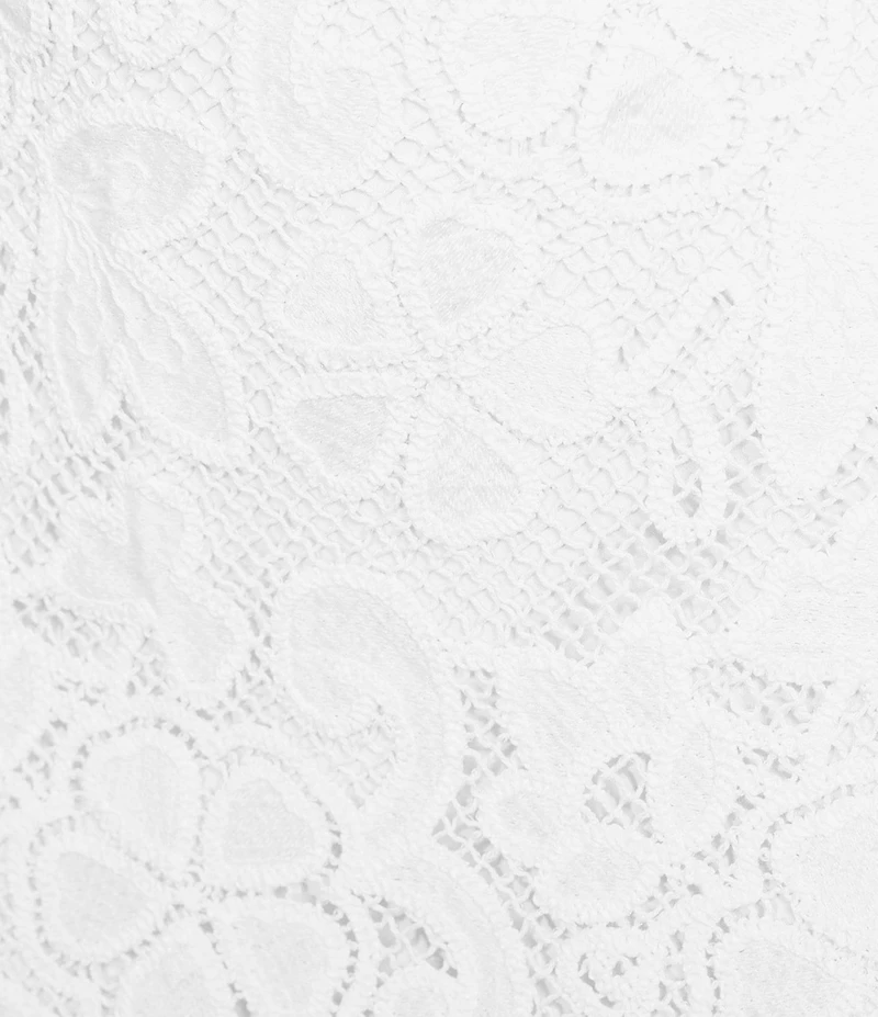 Guess Delilah Crochet Lace Coordinating Mini Skirt