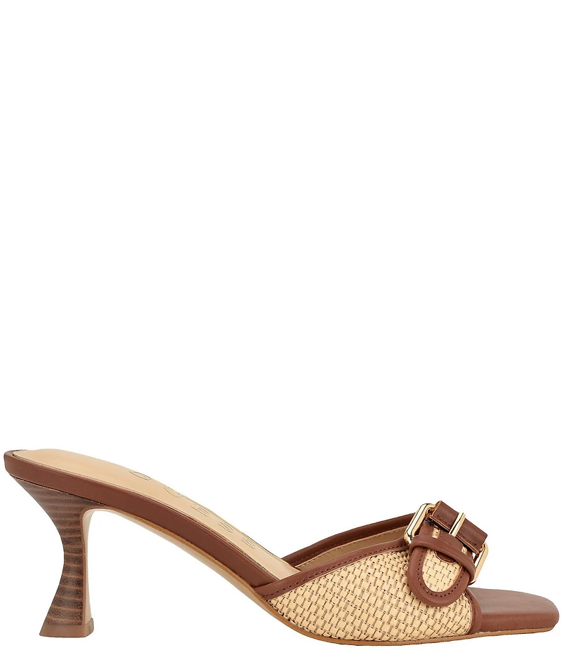 Guess Dista 2 Dot Buckle Hardware Slide Sandals