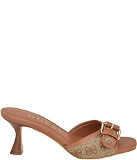 Guess Dista Logo Buckle Hardware Slide Sandals