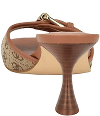 Guess Dista Logo Buckle Hardware Slide Sandals
