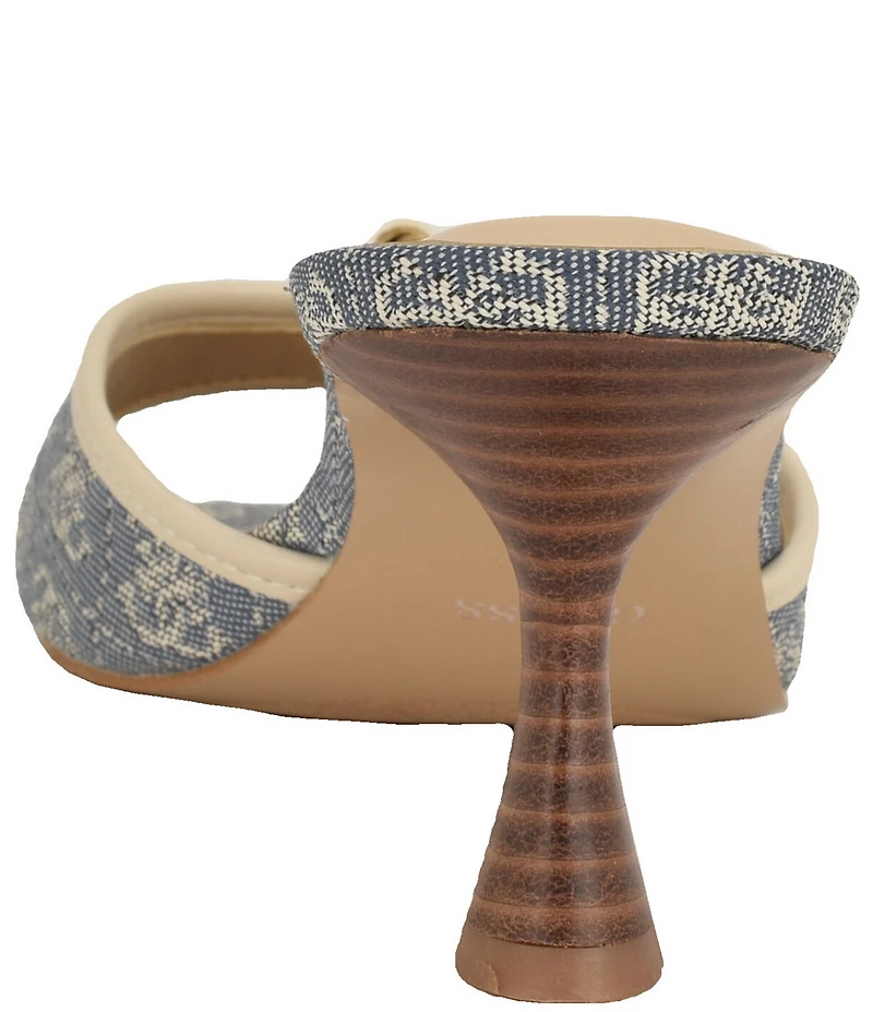 Guess Dista Logo Buckle Hardware Slide Sandals