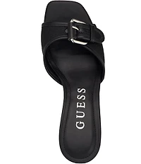 Guess Dista Logo Buckle Hardware Slide Sandals