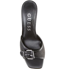 Guess Dista Logo Buckle Hardware Slide Sandals