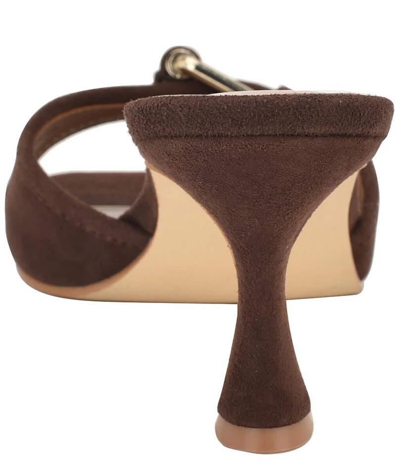 Guess Dista Suede Buckled Dress Slides