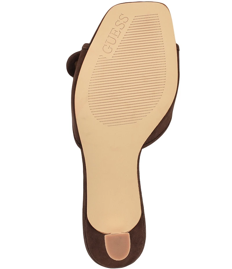 Guess Dista Suede Buckled Dress Slides