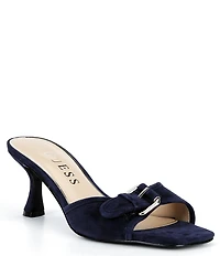 Guess Dista Suede Buckled Dress Slides