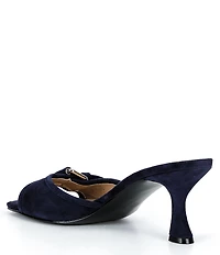 Guess Dista Suede Buckled Dress Slides