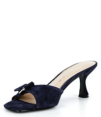Guess Dista Suede Buckled Dress Slides